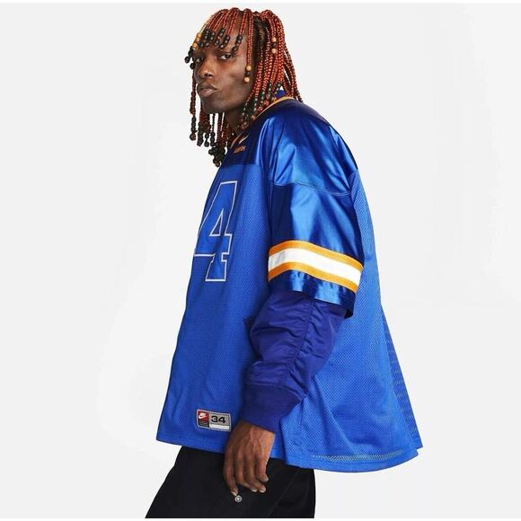 NEW Men’s Size Large Nike x Ambush Jacket Deep Royal Blue DX6916-455 - Picture 3 of 5